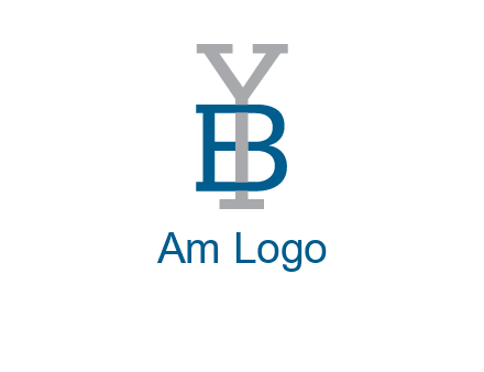 letter B tangled with Y