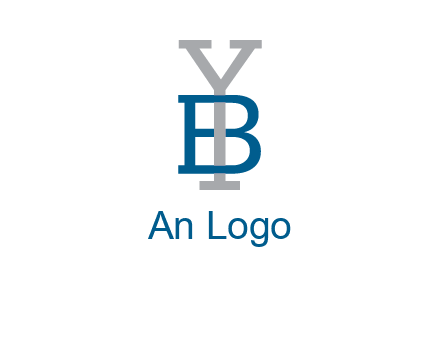 letter B tangled with Y