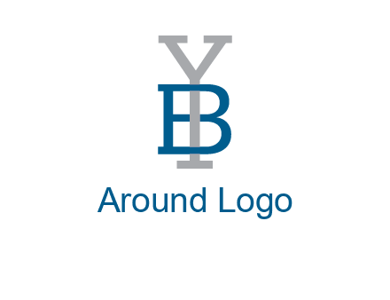 letter B tangled with Y