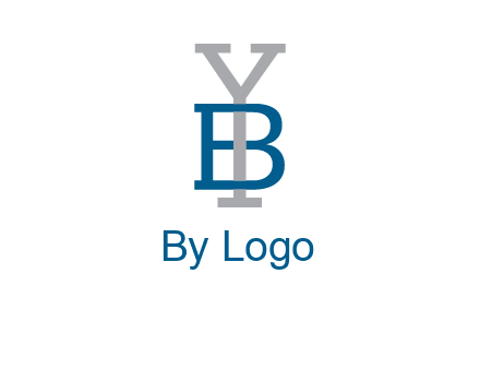 letter B tangled with Y
