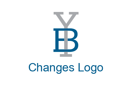 letter B tangled with Y