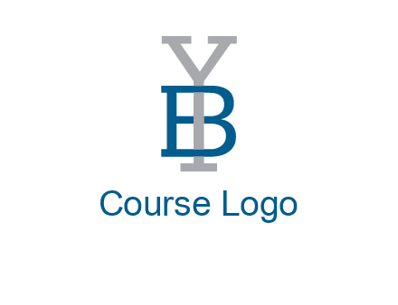 letter B tangled with Y