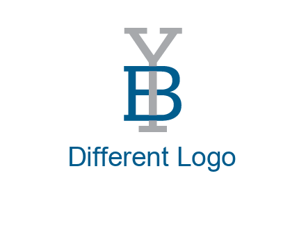 letter B tangled with Y