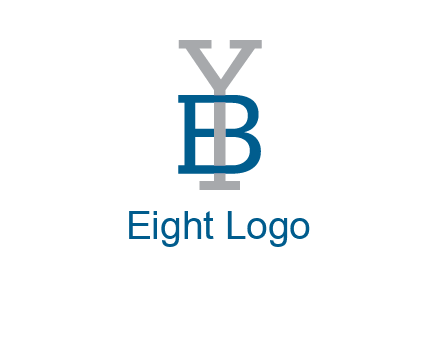 letter B tangled with Y