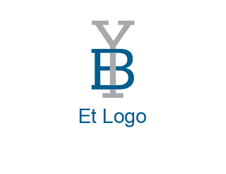 letter B tangled with Y