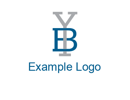 letter B tangled with Y