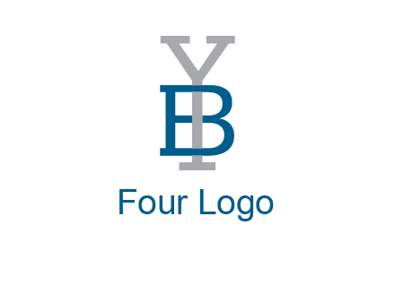 letter B tangled with Y