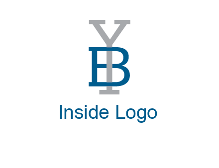 letter B tangled with Y