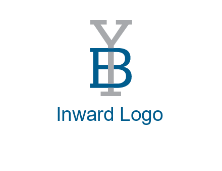 letter B tangled with Y