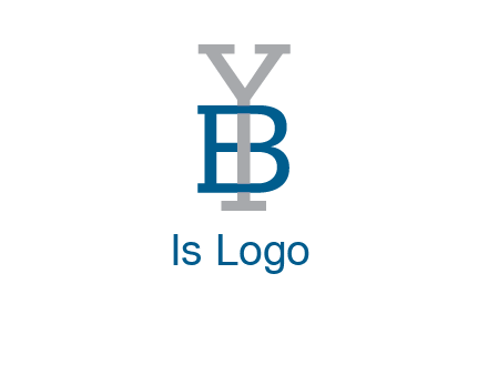 letter B tangled with Y