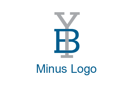 letter B tangled with Y