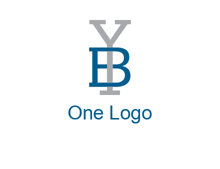 letter B tangled with Y
