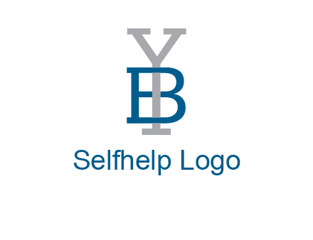 letter B tangled with Y