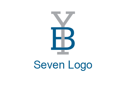 letter B tangled with Y