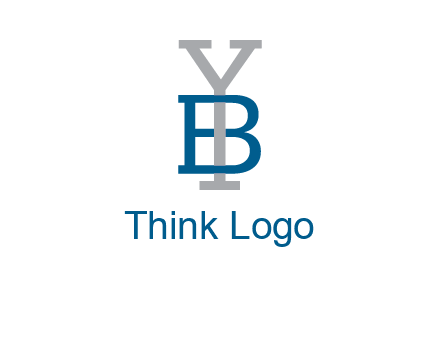 letter B tangled with Y