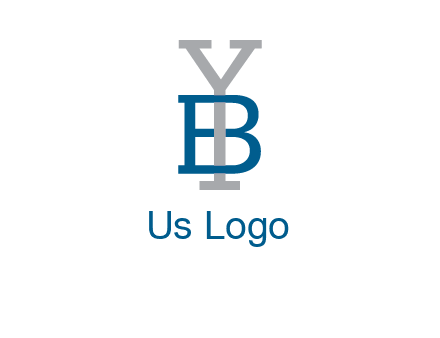 letter B tangled with Y