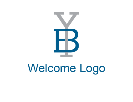 letter B tangled with Y