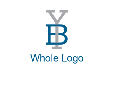 letter B tangled with Y