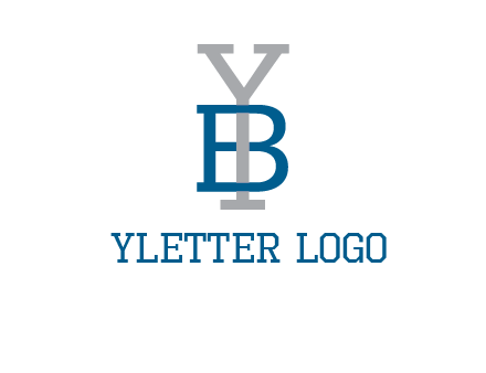 letter B tangled with Y