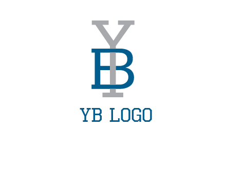 letter B tangled with Y