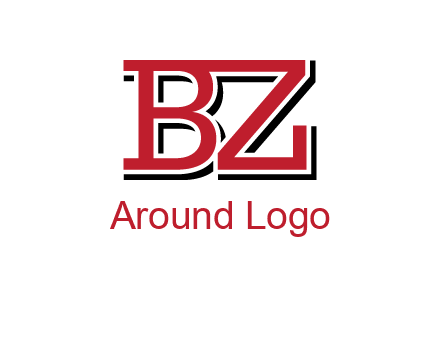 letters B and Z logo