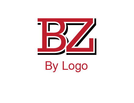 letters B and Z logo