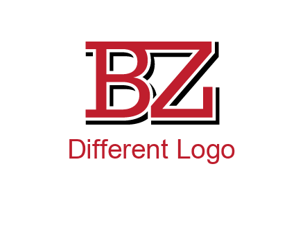 letters B and Z logo