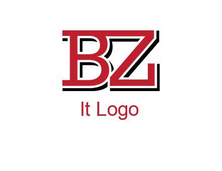 letters B and Z logo