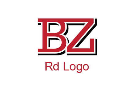 letters B and Z logo