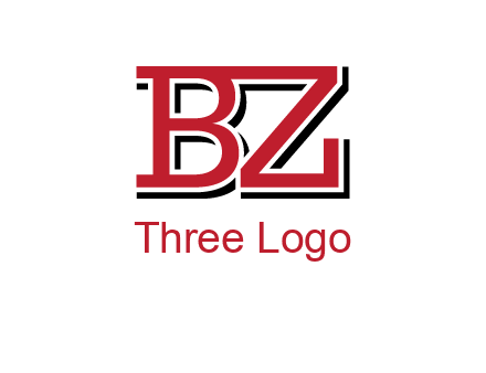 letters B and Z logo