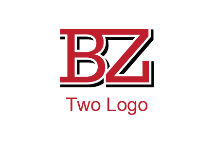 letters B and Z logo