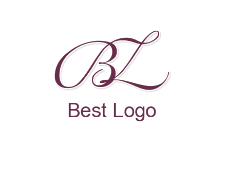 letters B, L and Z