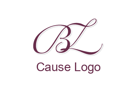 letters B, L and Z