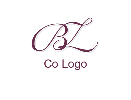 letters B, L and Z