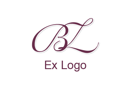 letters B, L and Z