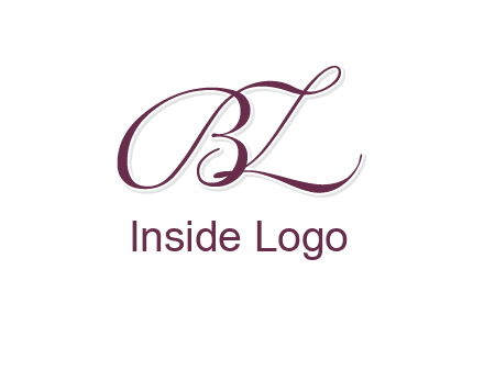letters B, L and Z
