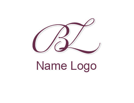letters B, L and Z