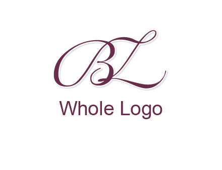 letters B, L and Z