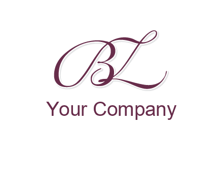 letters B, L and Z