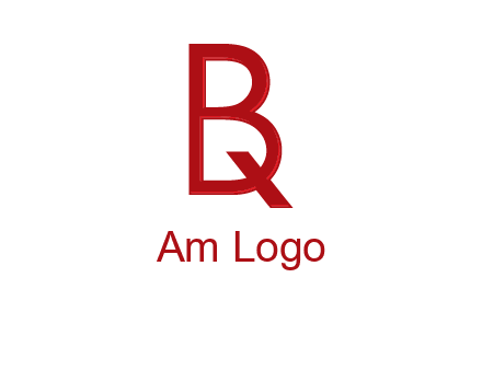 letter Q inside letter B