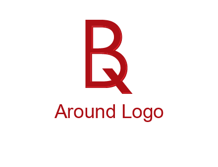 letter Q inside letter B