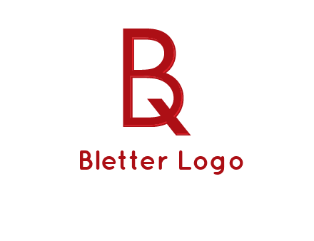 letter Q inside letter B