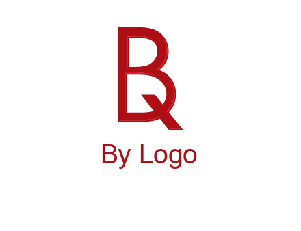 letter Q inside letter B
