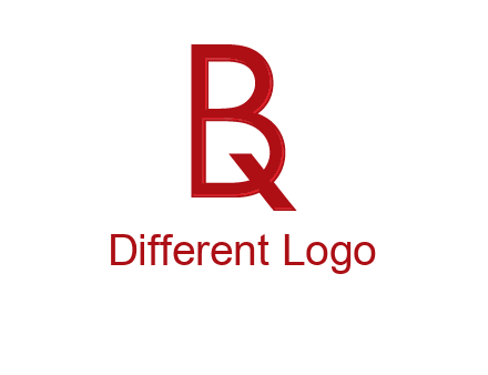 letter Q inside letter B