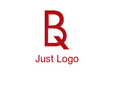 letter Q inside letter B