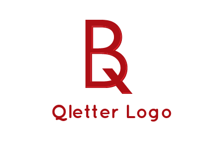 letter Q inside letter B