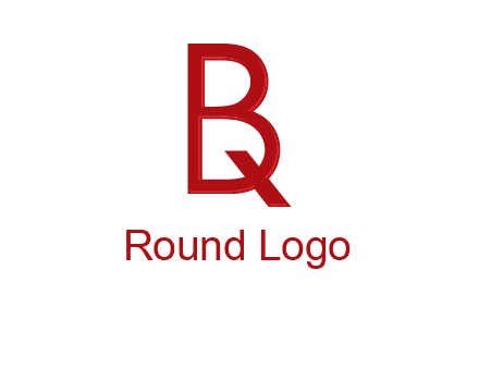letter Q inside letter B
