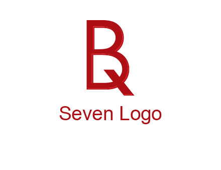 letter Q inside letter B