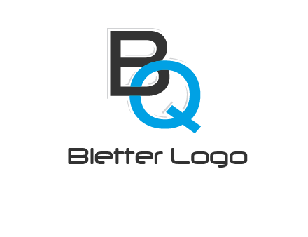 letter B linked with Q