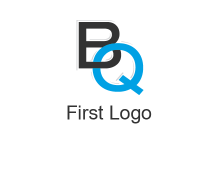 letter B linked with Q
